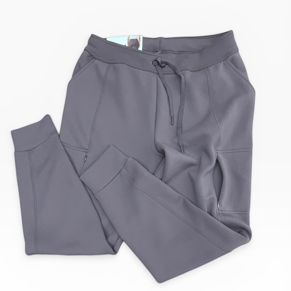 32 Degrees Women's brown pink Drawstring JOGGER WITH ZIPPERED SIDE POCKET size M - Picture 9 of 15